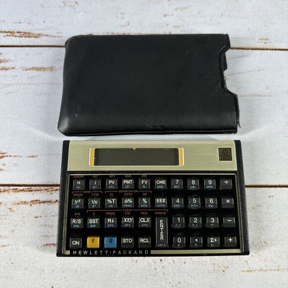 Vintage Hewlett Packard HP 12C Financial Calculator USA - Picture 1 of 3